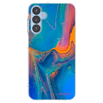 Picasee silikónový prehľadný obal pre Samsung Galaxy A15 A156B 5G - Rainbow