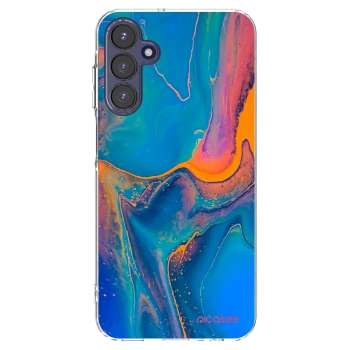 Picasee silikónový prehľadný obal pre Samsung Galaxy A15 A155F 4G - Rainbow