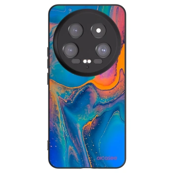 Picasee silikónový čierny obal pre Xiaomi 14 Ultra - Rainbow