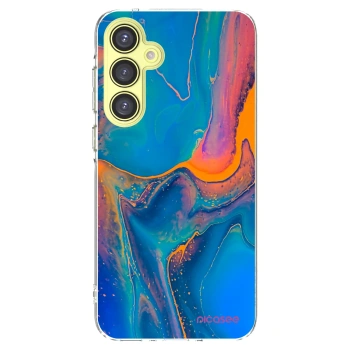 Picasee silikónový prehľadný obal pre Samsung Galaxy A35 5G A356B - Rainbow