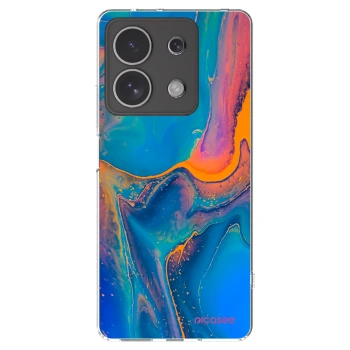 Picasee silikónový prehľadný obal pre Xiaomi Redmi Note 13 4G - Rainbow