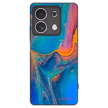 Picasee silikónový čierny obal pre Xiaomi Redmi Note 13 4G - Rainbow