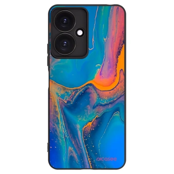 Picasee silikónový čierny obal pre Xiaomi Redmi 13C 5G - Rainbow