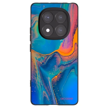 Picasee silikónový čierny obal pre Xiaomi Redmi Note 14 Pro 5G - Rainbow