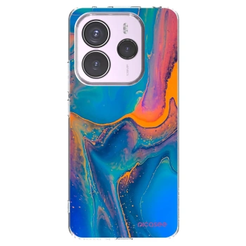 Picasee silikónový prehľadný obal pre Xiaomi Redmi Note 14 5G - Rainbow