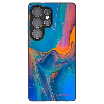 Picasee silikónový čierny obal pre Samsung Galaxy S25 Ultra 5G - Rainbow