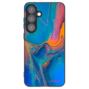 Picasee silikónový čierny obal pre Samsung Galaxy S25+ 5G - Rainbow