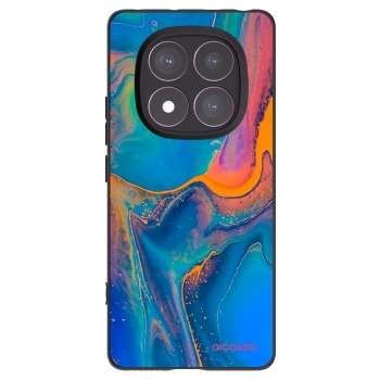 Picasee silikónový čierny obal pre Xiaomi Redmi Note 14 Pro 4G - Rainbow