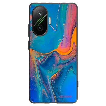 Picasee silikónový čierny obal pre Xiaomi Poco F7 5G - Rainbow