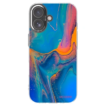 Picasee silikónový prehľadný obal pre Apple iPhone 17 - Rainbow