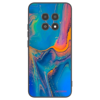 Picasee silikónový čierny obal pre Realme 12X - Rainbow