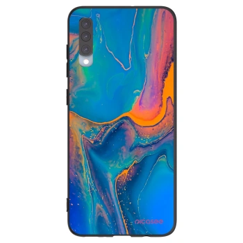 Picasee silikónový čierny obal pre Samsung Galaxy A70 A705F - Rainbow