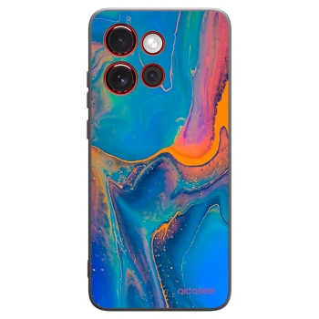 Picasee silikónový čierny obal pre Motorola Edge 60 Neo 5G - Rainbow