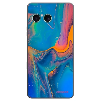 Picasee silikónový čierny obal pre Sony Xperia 10 VII - Rainbow
