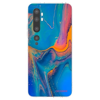 Picasee silikónový prehľadný obal pre Xiaomi Mi Note 10 (Pro) - Rainbow