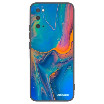 Picasee silikónový čierny obal pre Samsung Galaxy S20 G980F - Rainbow