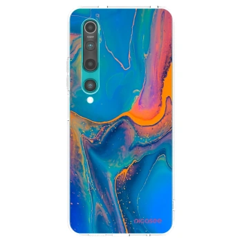 Picasee silikónový prehľadný obal pre Xiaomi Mi 10 - Rainbow