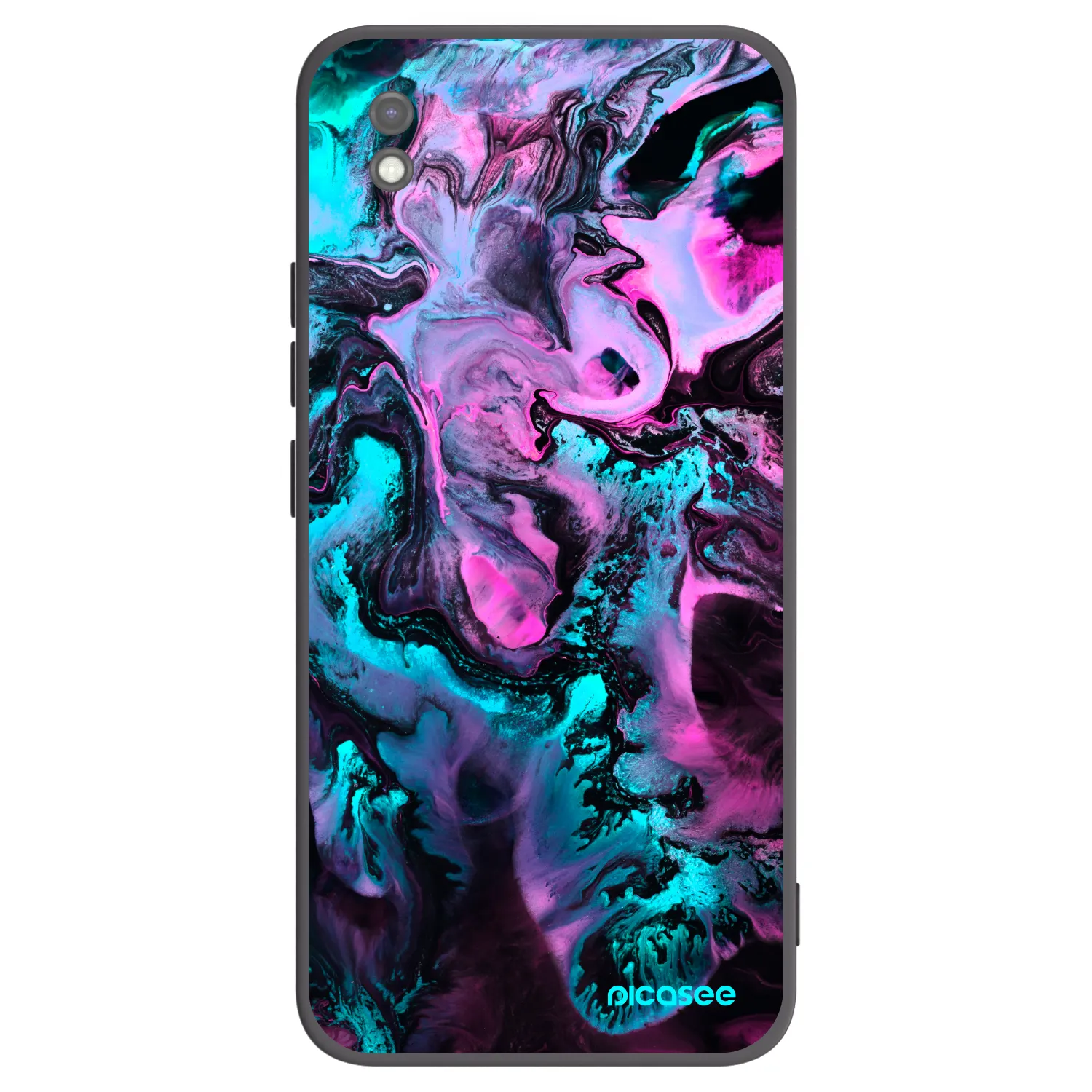Picasee silikónový čierny obal pre Xiaomi Redmi 9AT - Lean