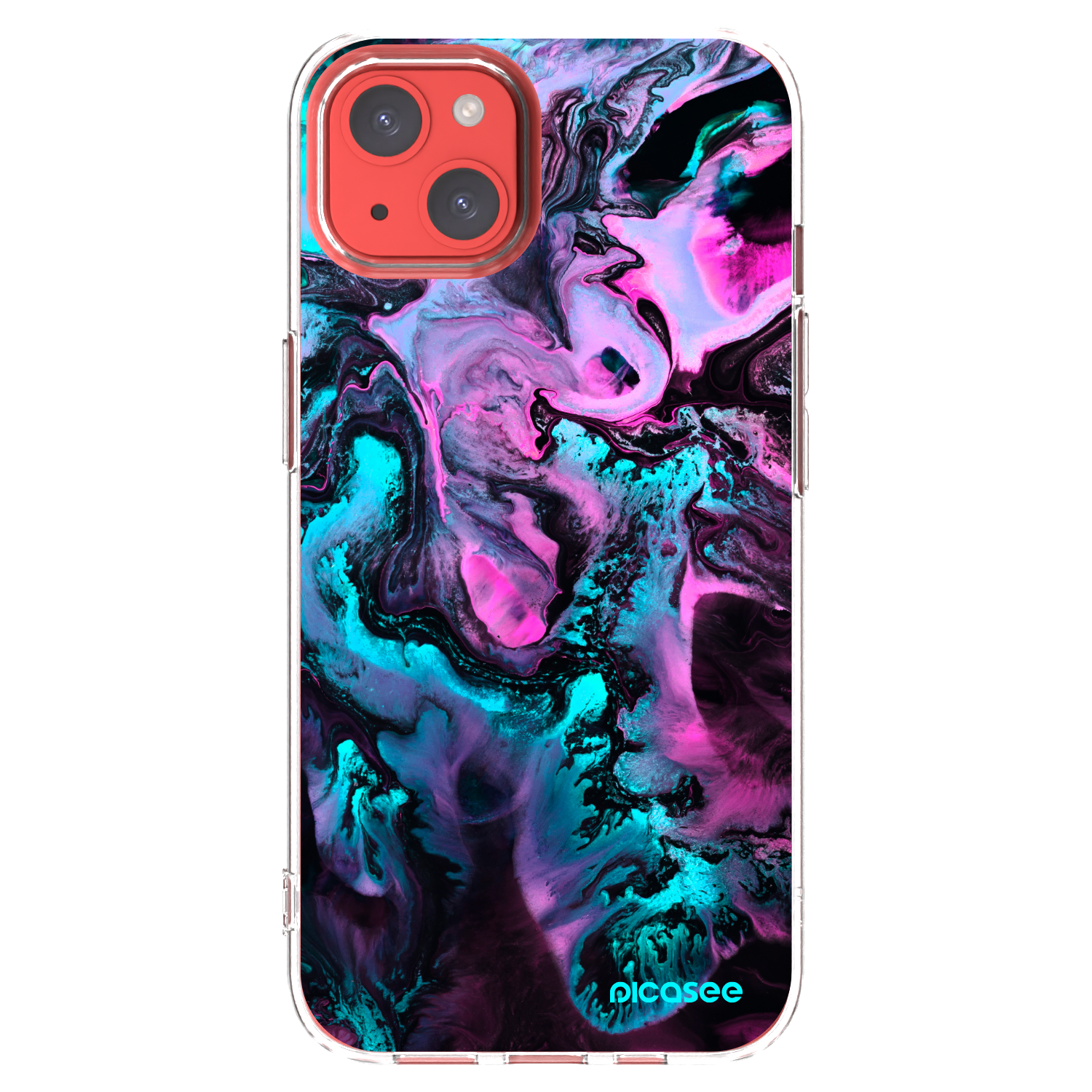 Picasee silikónový prehľadný obal pre Apple iPhone 13 - Lean