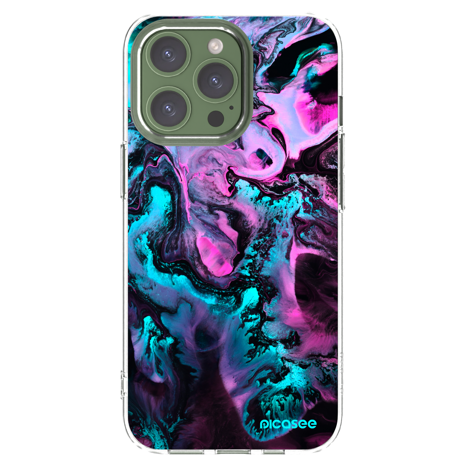 Picasee silikónový prehľadný obal pre Apple iPhone 13 Pro - Lean