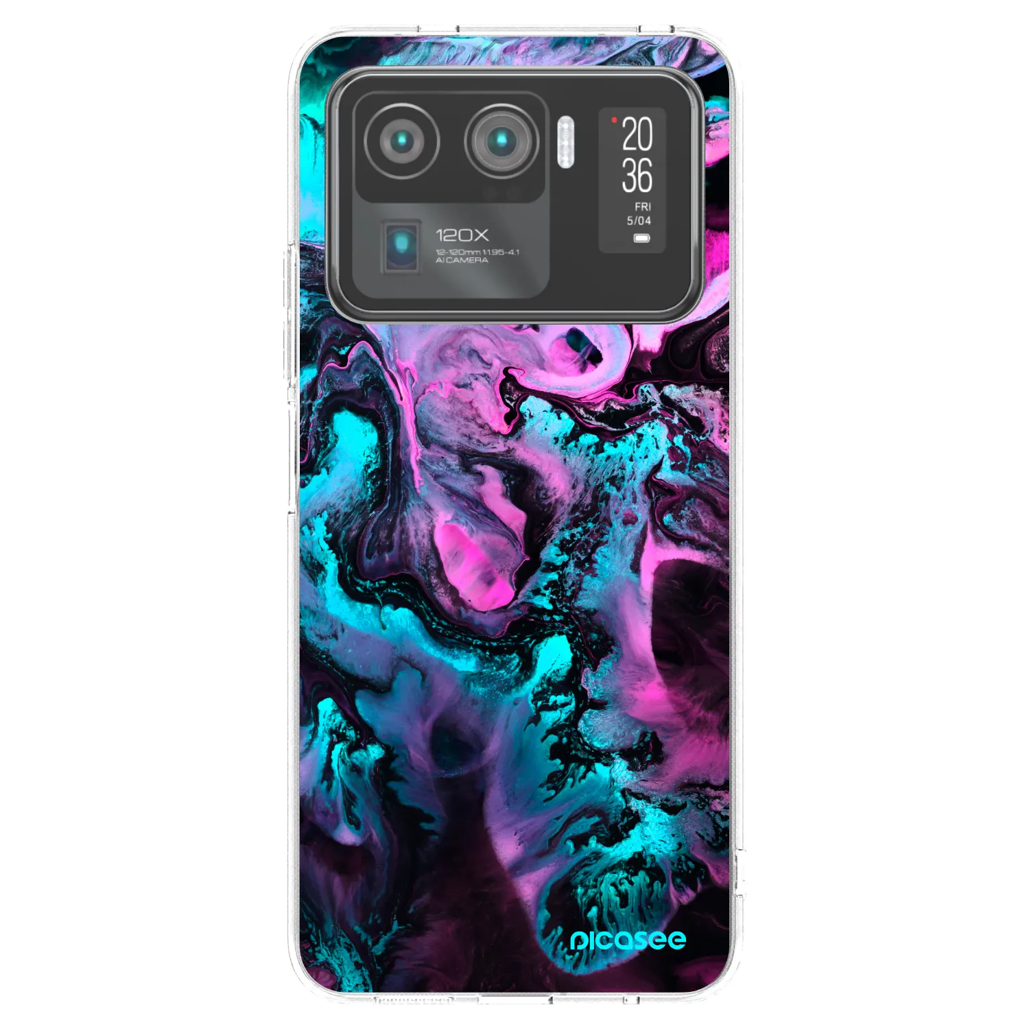 Picasee silikónový prehľadný obal pre Xiaomi Mi 11 Ultra - Lean