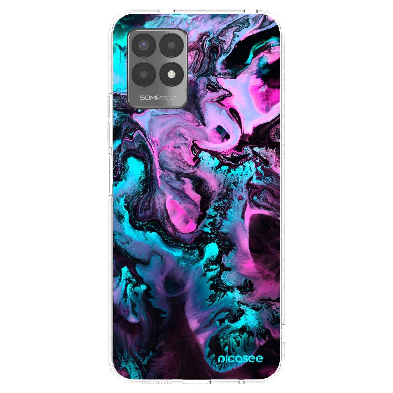 Silikónový prehľadný obal pre Realme 8i - Lean