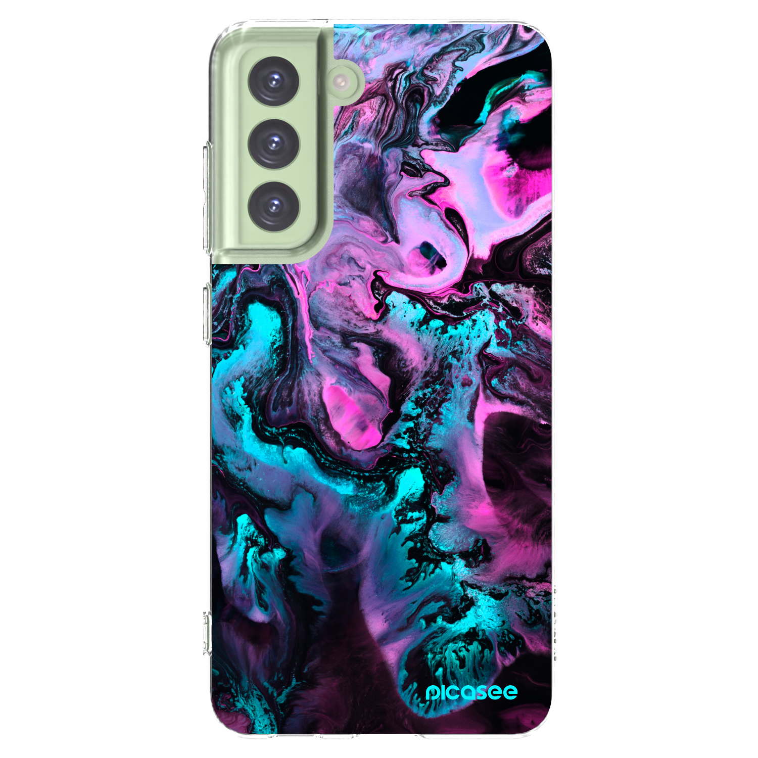 Picasee silikónový prehľadný obal pre Samsung Galaxy S21 FE 5G - Lean