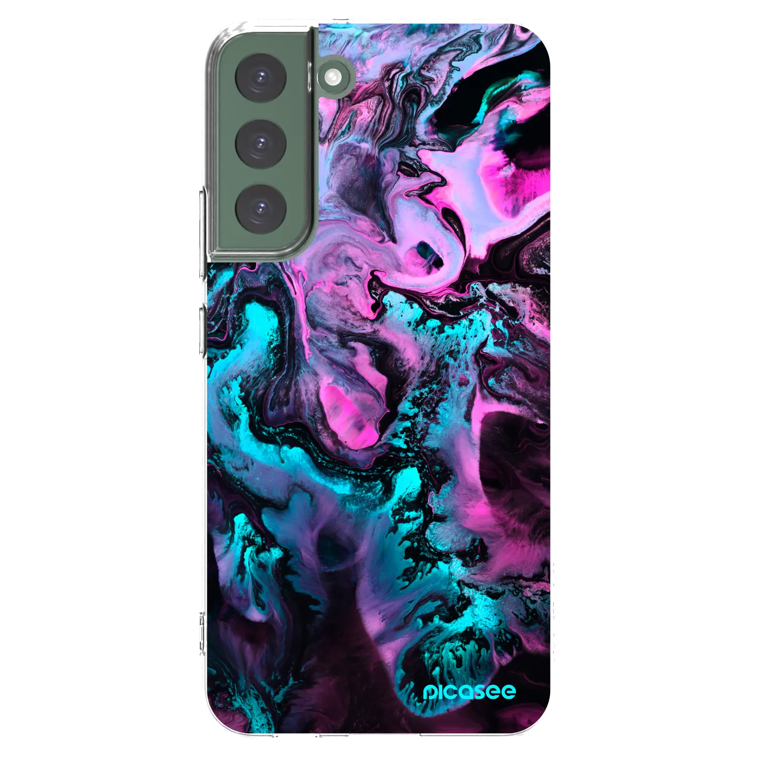 Picasee silikónový prehľadný obal pre Samsung Galaxy S22+ 5G - Lean