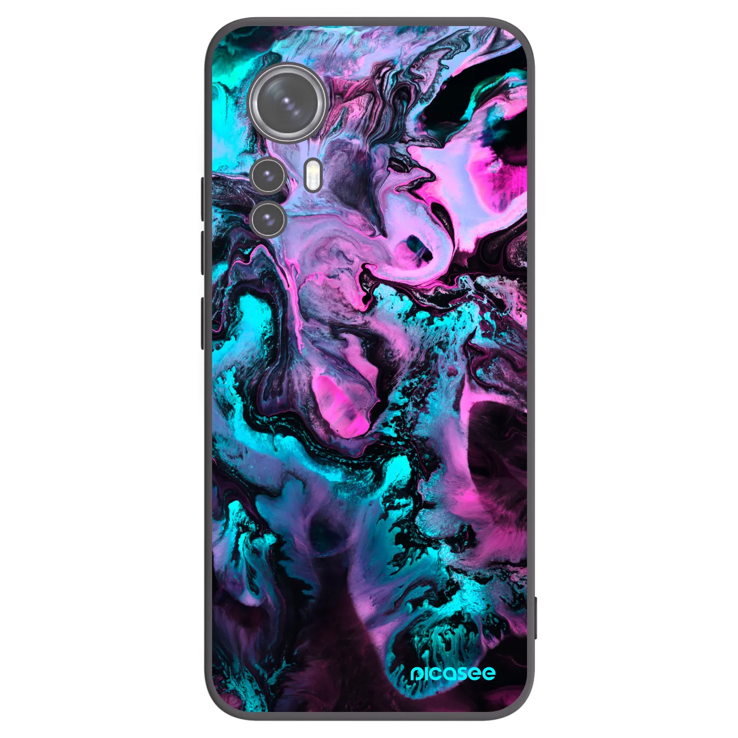 Picasee silikónový čierny obal pre Xiaomi 12 - Lean