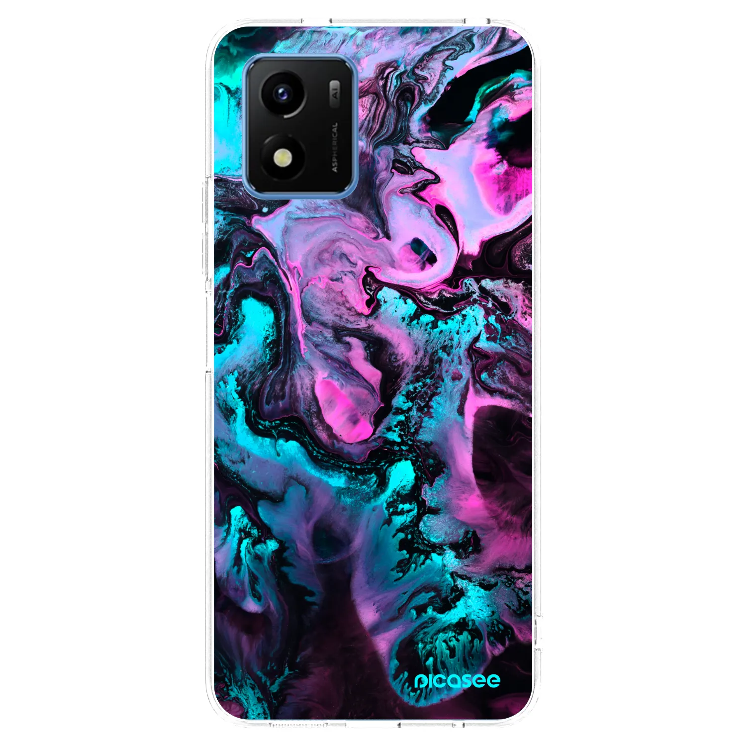 Picasee silikónový prehľadný obal pre Vivo Y01 - Lean