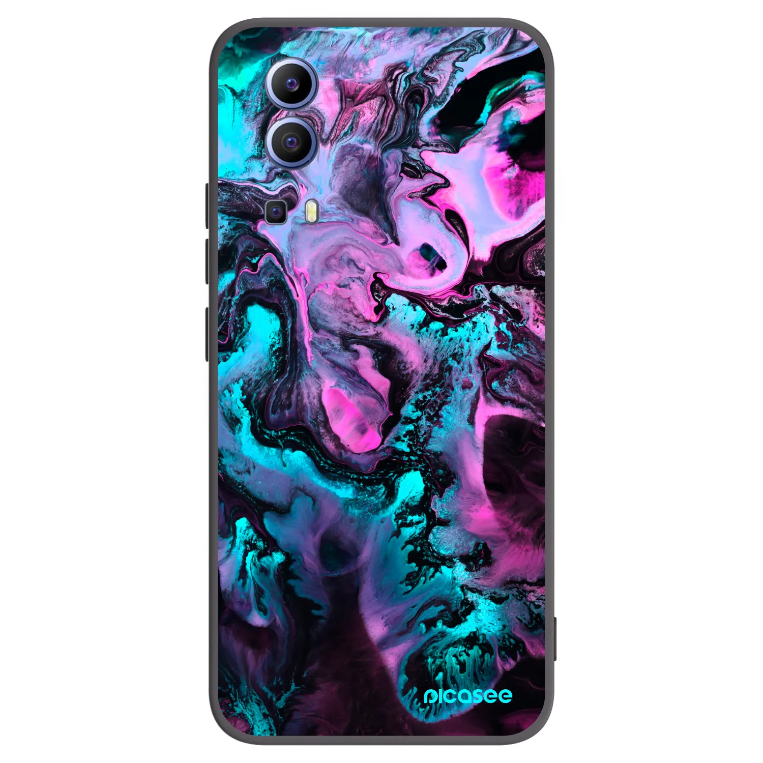 Picasee silikónový čierny obal pre Vivo Y52 5G - Lean