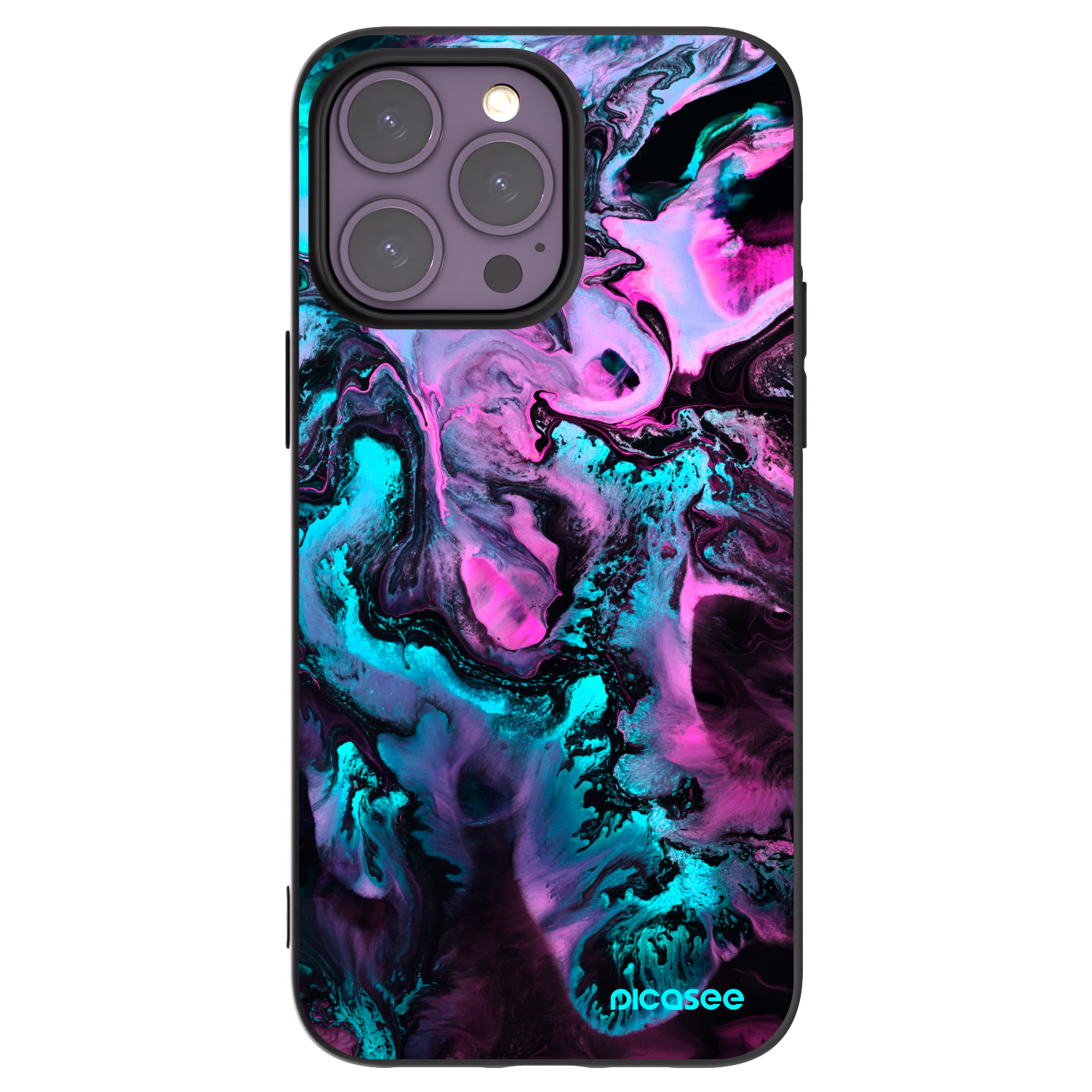 Picasee silikónový čierny obal pre Apple iPhone 14 Pro Max - Lean