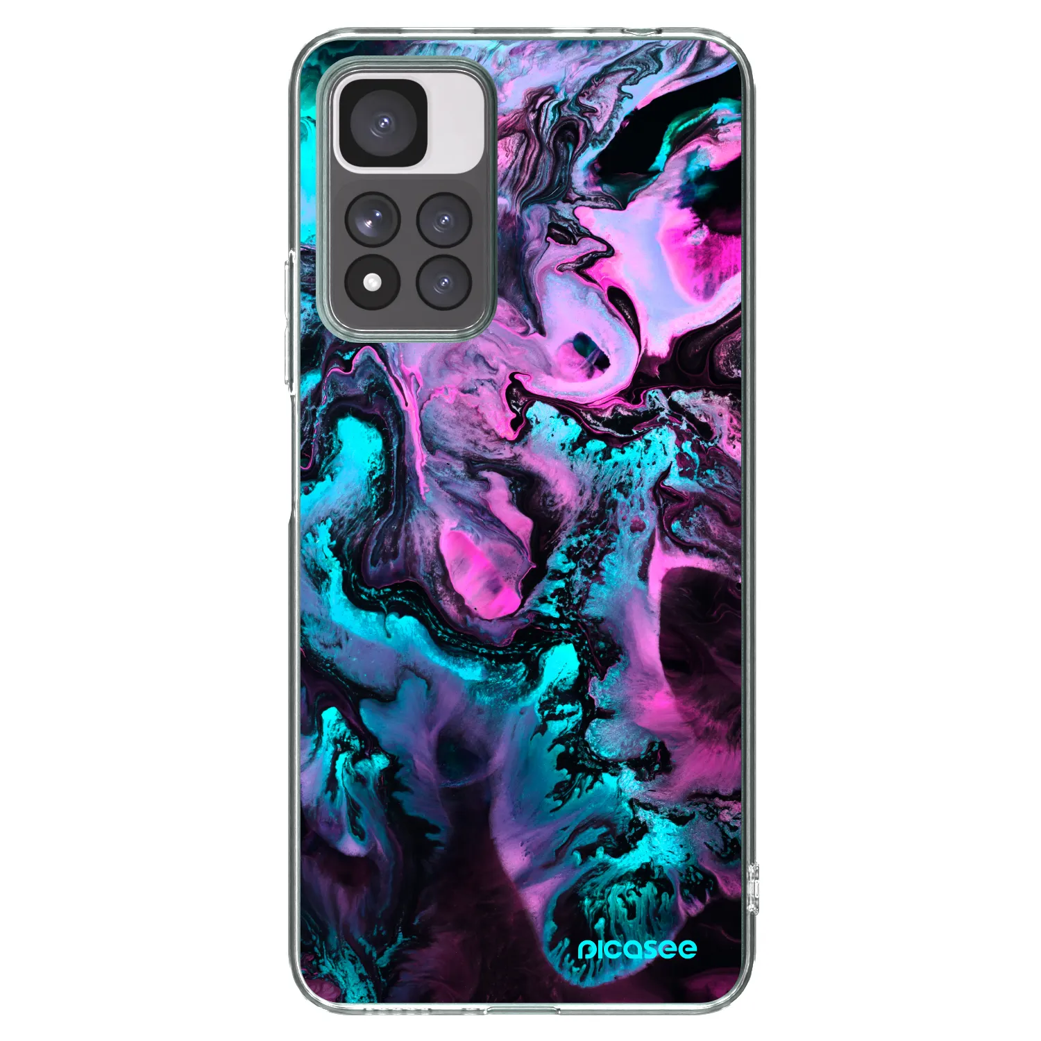 Picasee silikónový prehľadný obal pre Xiaomi Redmi Note 11 Pro+ 5G - Lean