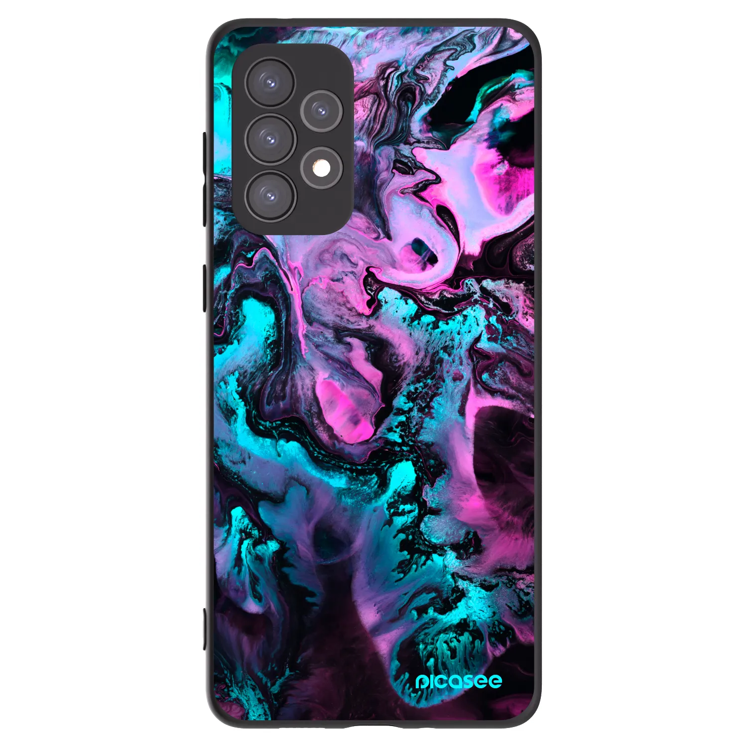 Picasee silikónový čierny obal pre Samsung Galaxy A73 5G - Lean