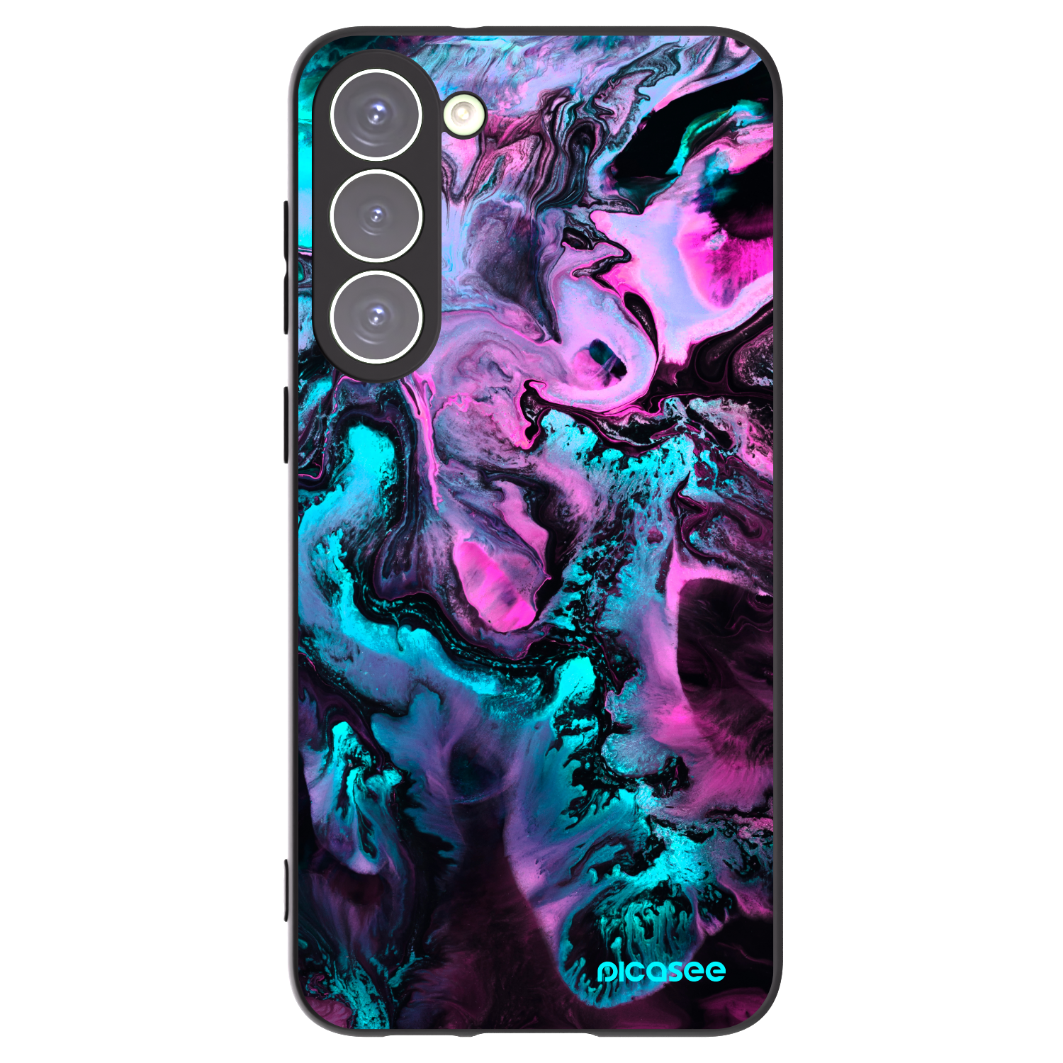 Picasee silikónový čierny obal pre Samsung Galaxy S23+ 5G - Lean