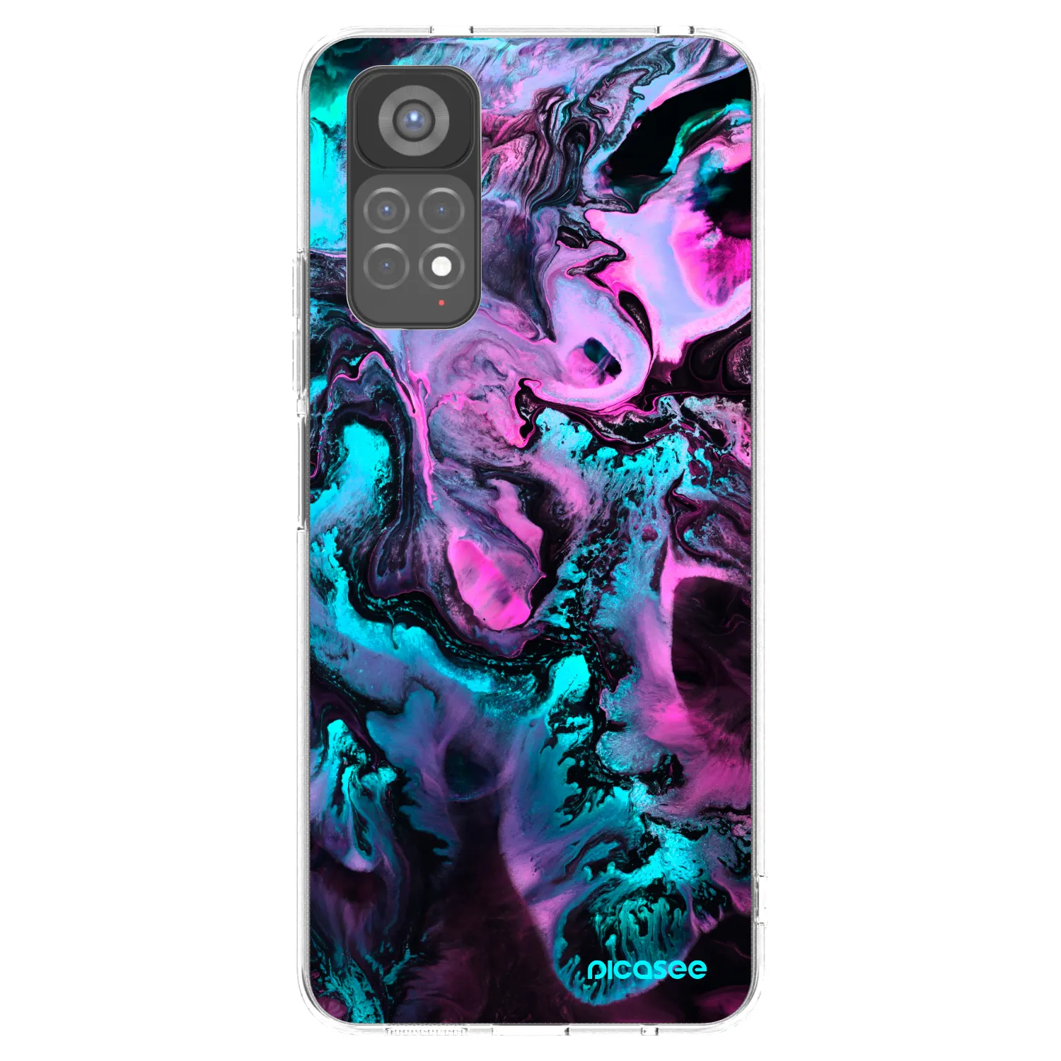 Picasee silikónový prehľadný obal pre Xiaomi Redmi Note 11S 5G - Lean
