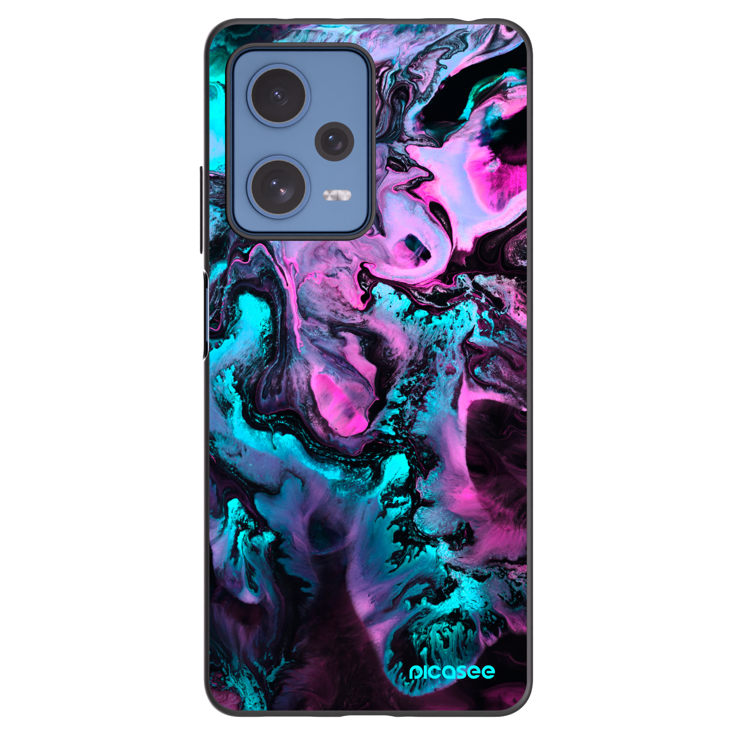 Picasee silikónový čierny obal pre Xiaomi Redmi Note 12 Pro 5G - Lean