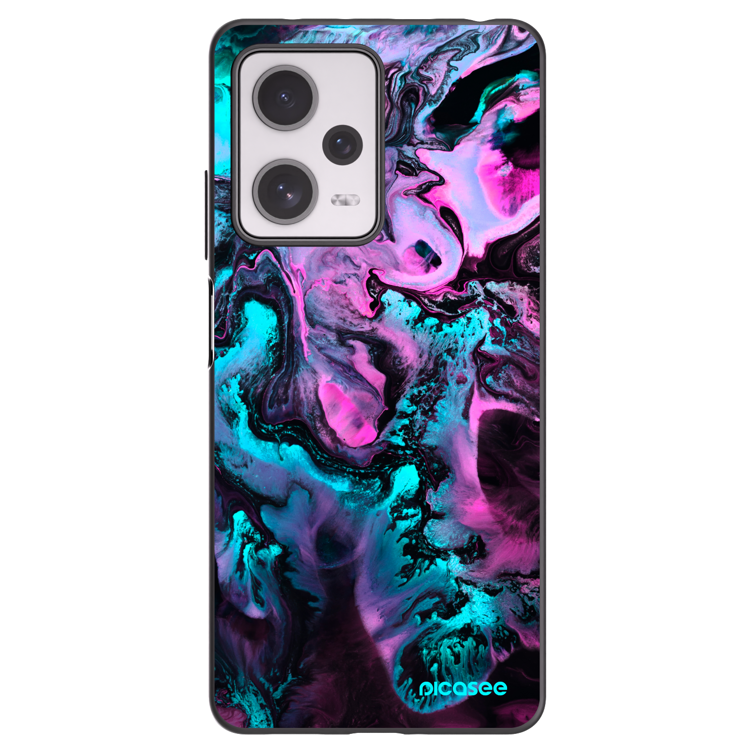 Picasee silikónový čierny obal pre Xiaomi Redmi Note 12 Pro+ 5G - Lean