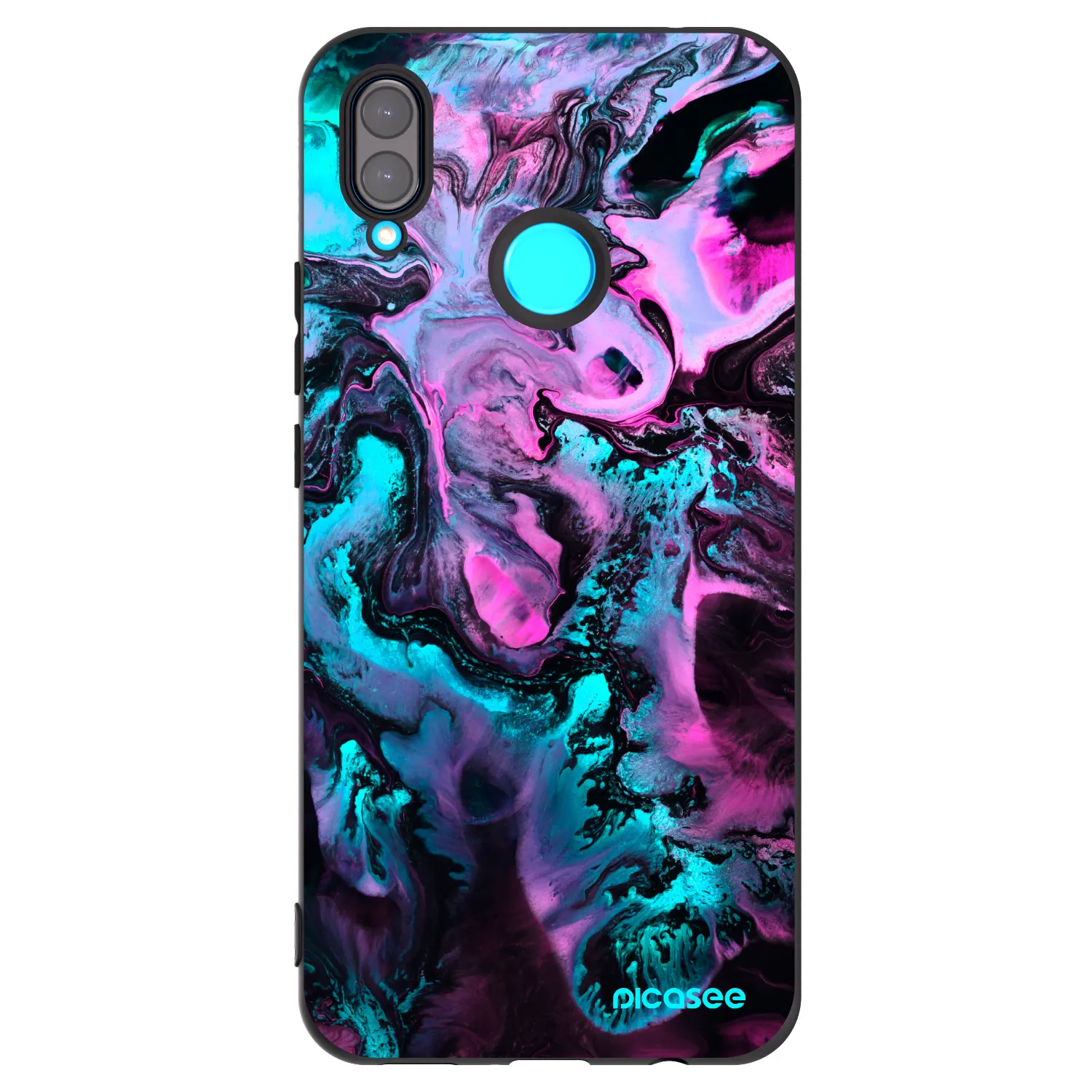 Picasee silikónový čierny obal pre Huawei Nova 3 - Lean
