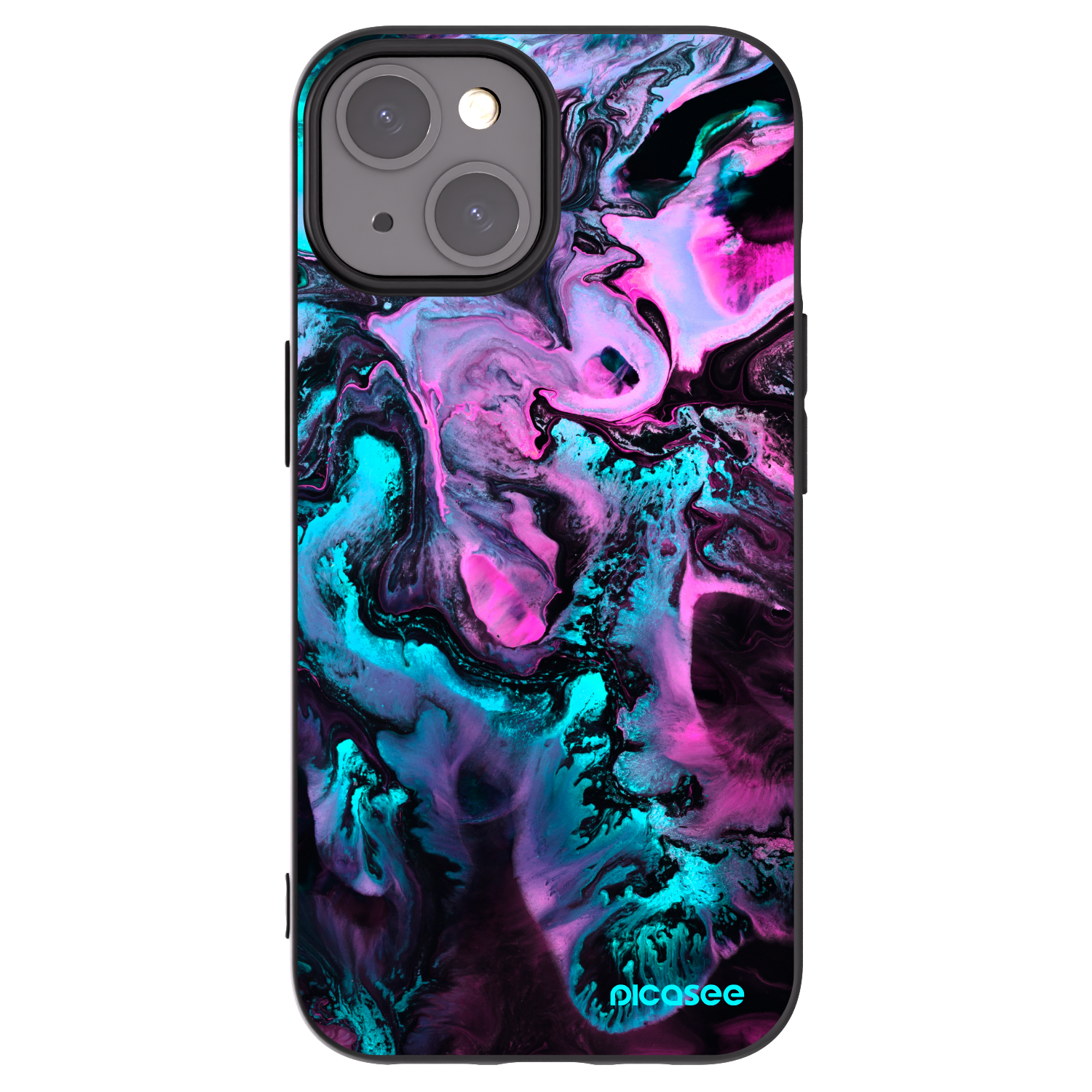 Silikónový čierny obal pre Apple iPhone 15 - Lean