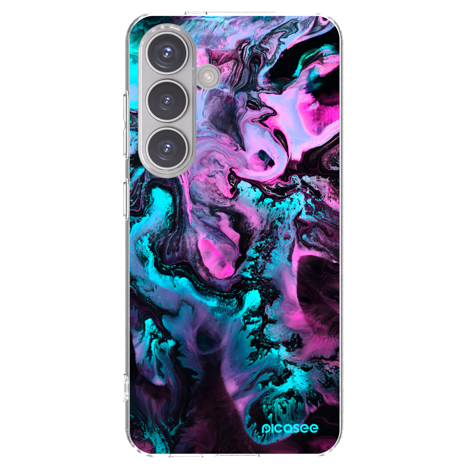 Picasee silikónový prehľadný obal pre Samsung Galaxy S24 S921B 5G - Lean