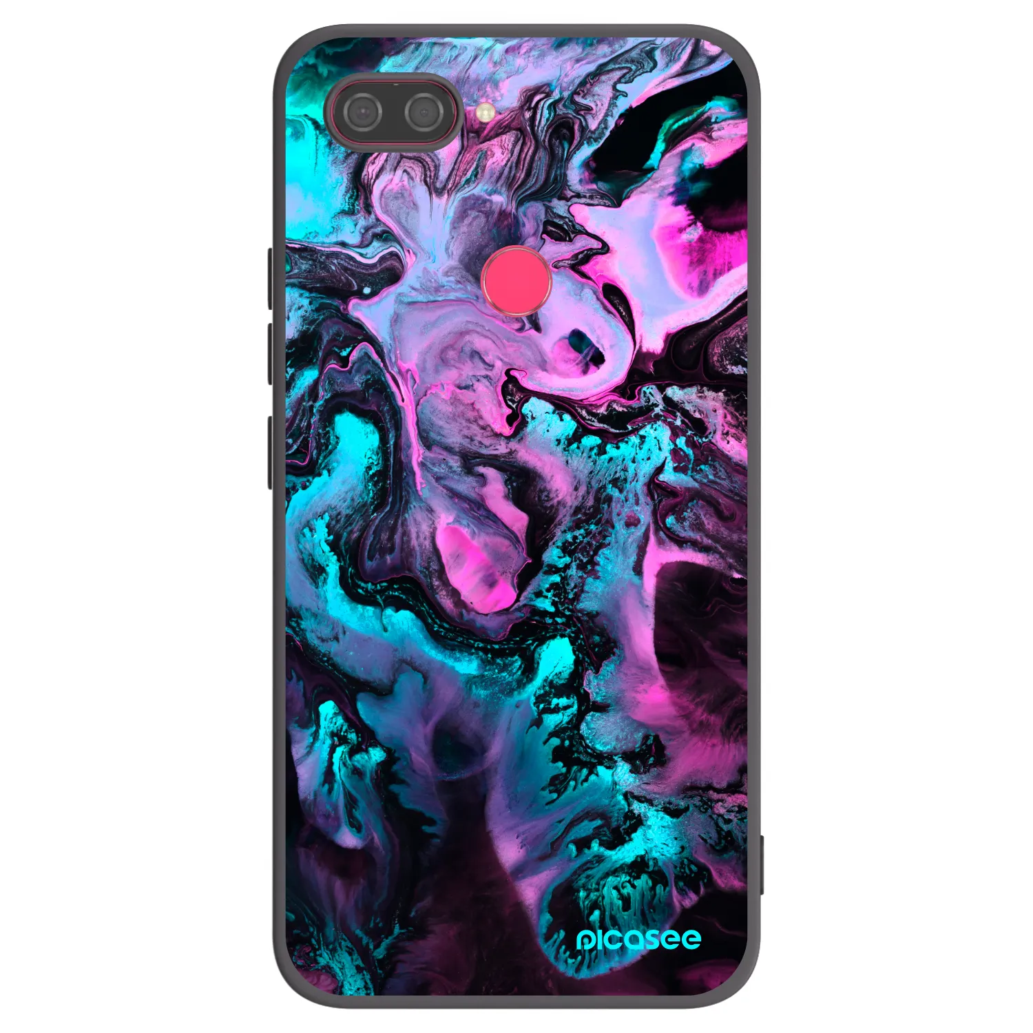 Picasee silikónový čierny obal pre Xiaomi Mi 8 Lite - Lean