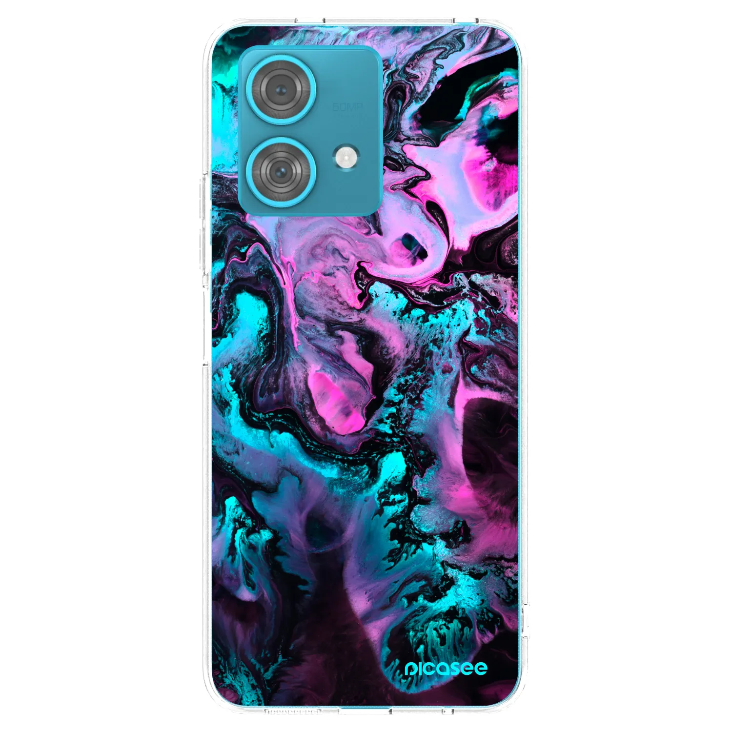 Picasee silikónový prehľadný obal pre Motorola Edge 40 Neo - Lean