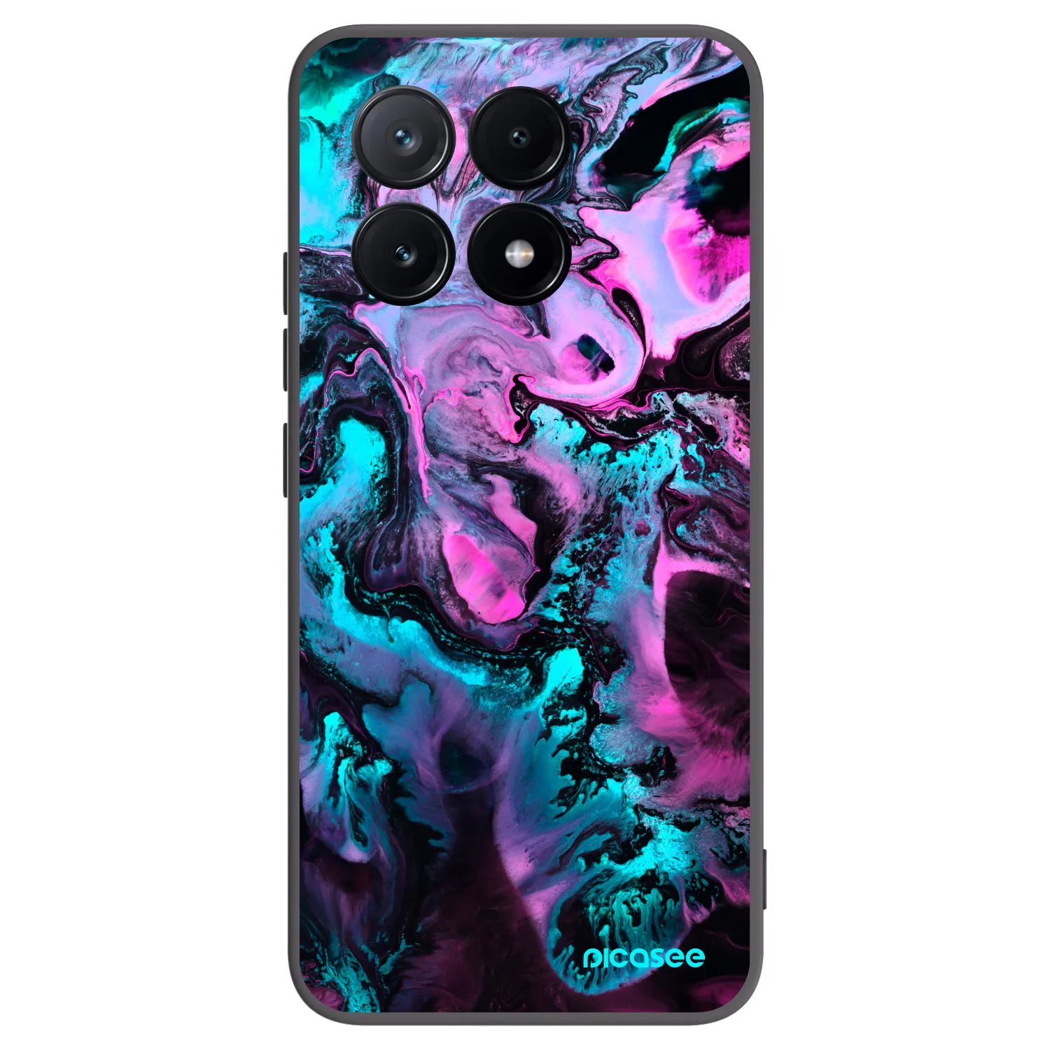 Picasee silikónový čierny obal pre Xiaomi Poco X6 Pro - Lean