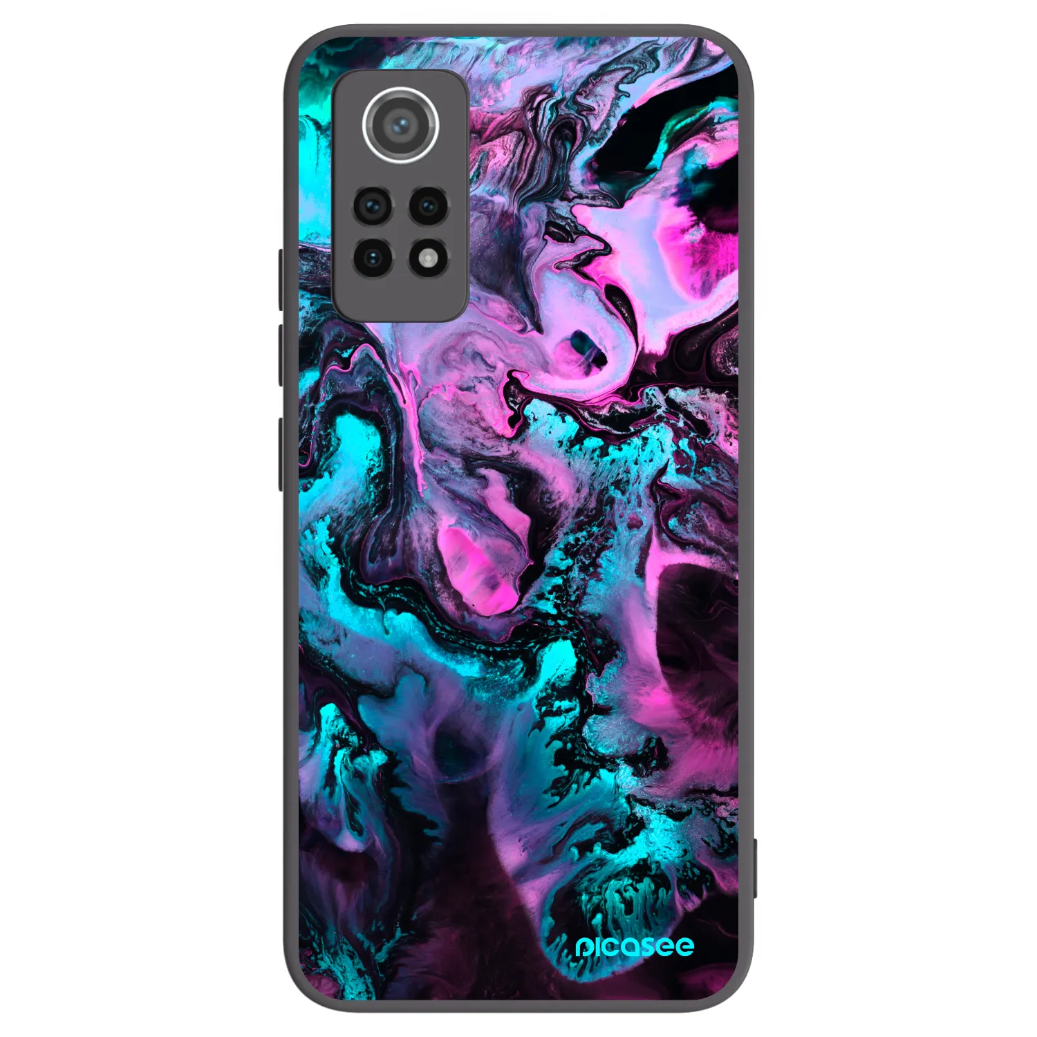 Picasee silikónový čierny obal pre Xiaomi Redmi Note 12 Pro 4G - Lean