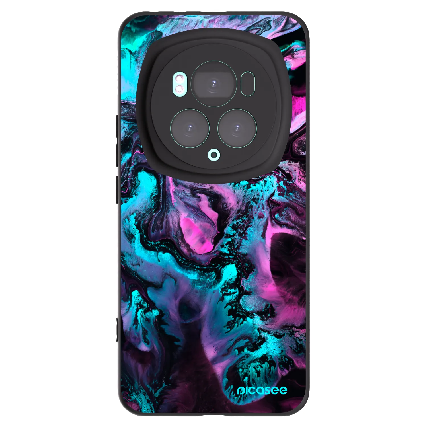 Picasee silikónový čierny obal pre Honor Magic6 Pro - Lean