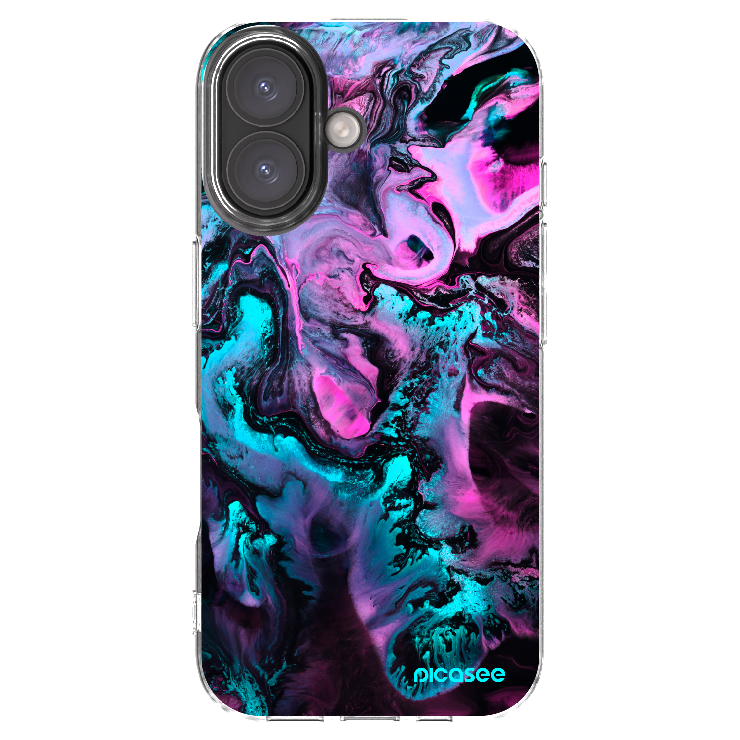 Picasee silikónový prehľadný obal pre Apple iPhone 16 - Lean