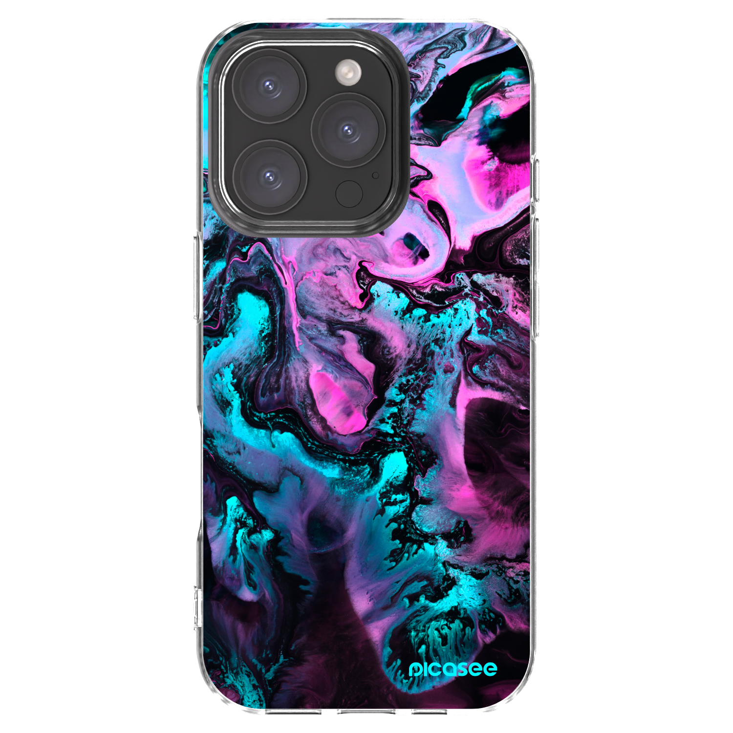 Picasee silikónový prehľadný obal pre Apple iPhone 16 Pro - Lean