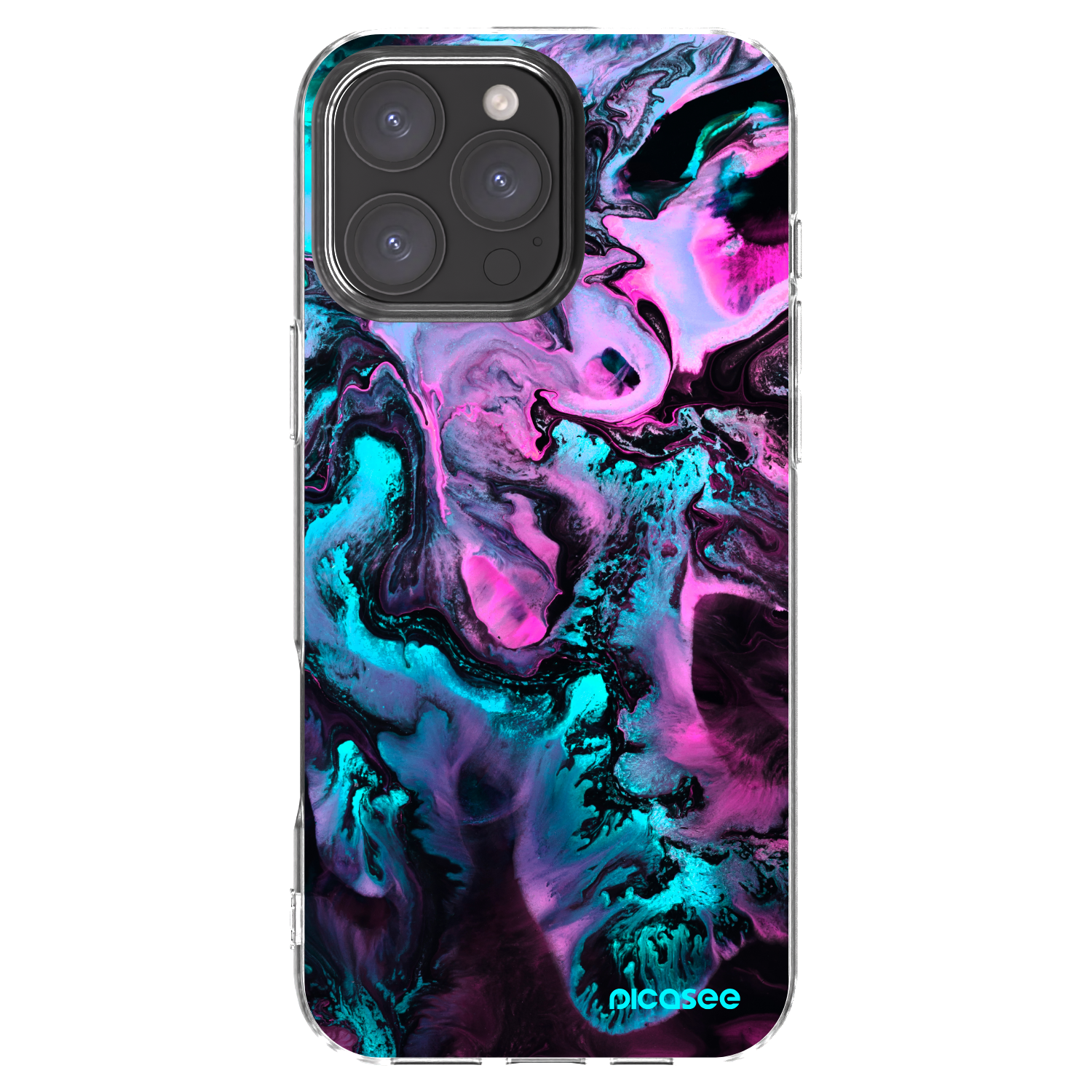 Picasee silikónový prehľadný obal pre Apple iPhone 16 Pro Max - Lean