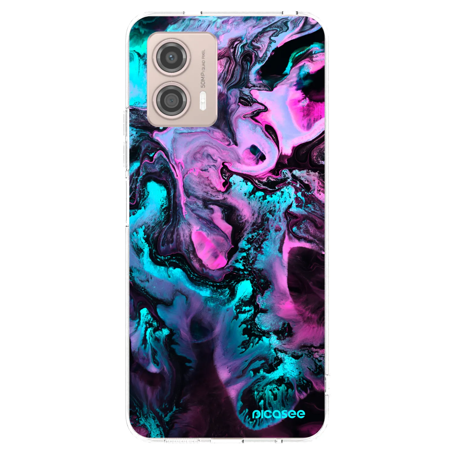 Silikónový prehľadný obal pre Motorola Moto G53 5G - Lean